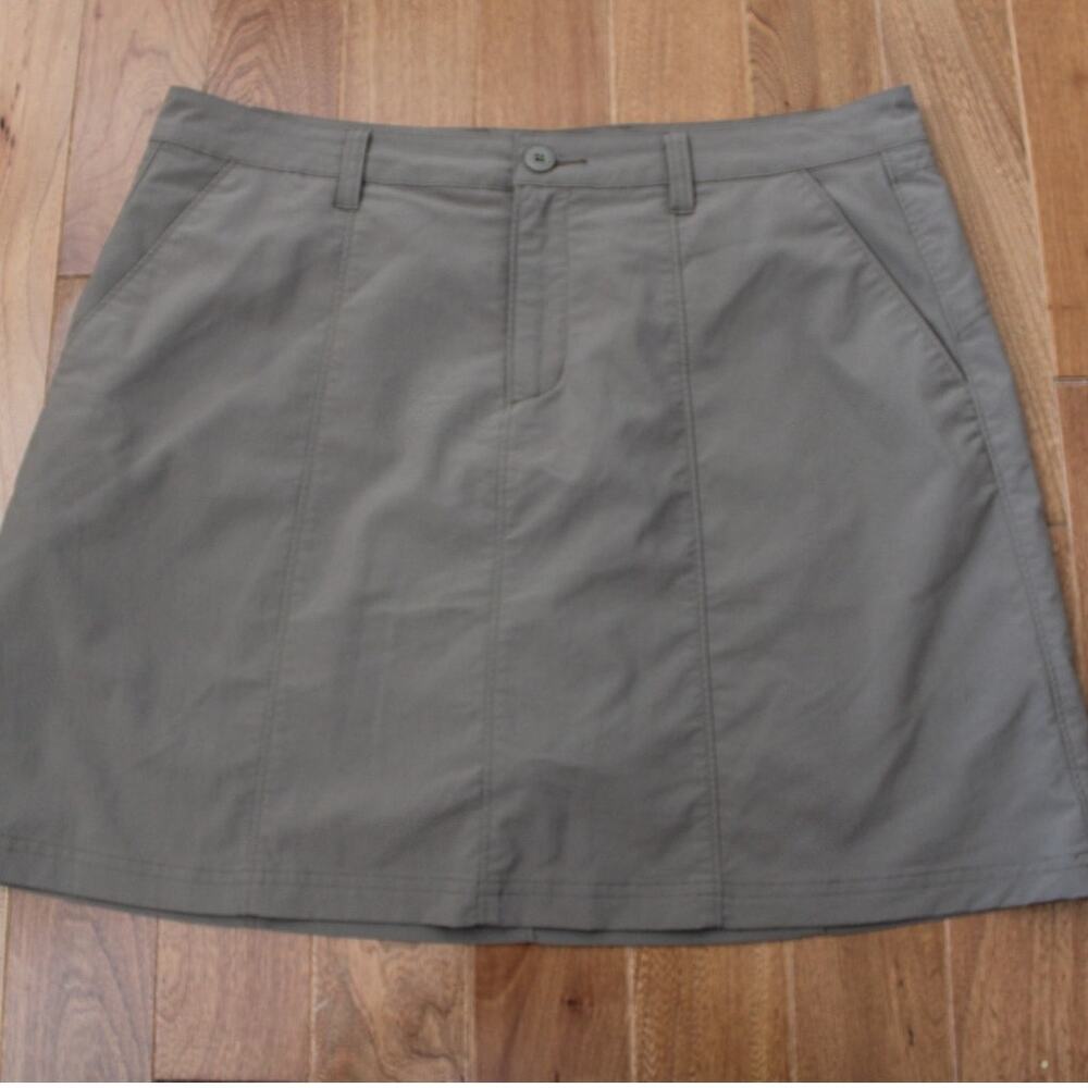 Patagonia Hiking Skort Tan Quick Drying Skirt Womens‎ 12